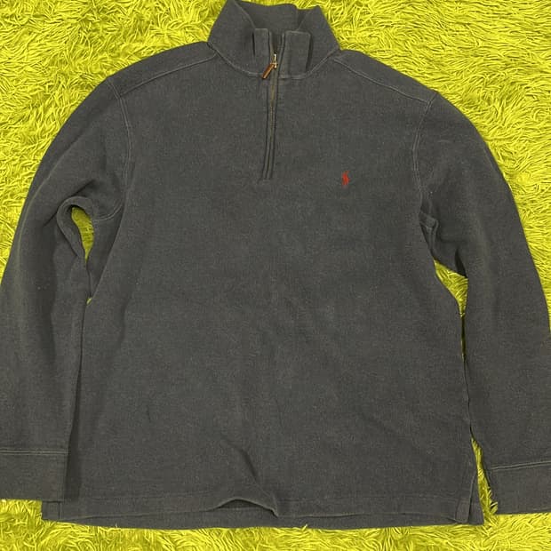 폴로 남색 반집업