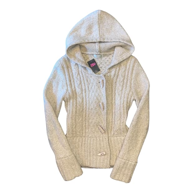 후드 떡볶이 니트 가디건 모리y2k갸루펑크