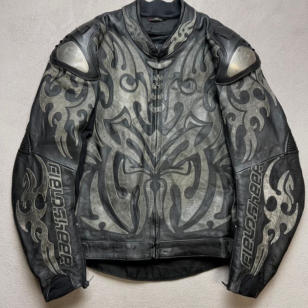 [LG] FIELDSHEER 타투 레이싱자켓 105-110 바이크자켓