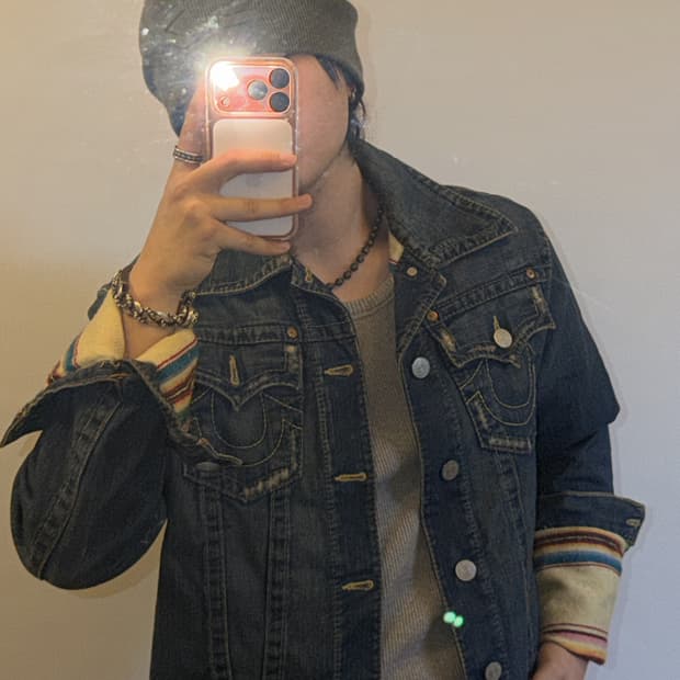 트루릴리젼 트러커 데님 희귀 자켓