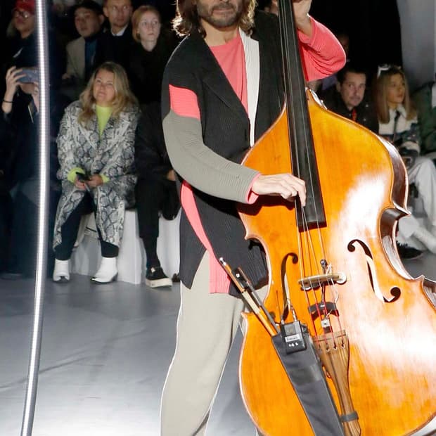 옴므플리세 컬러 블록 자켓 3사이즈