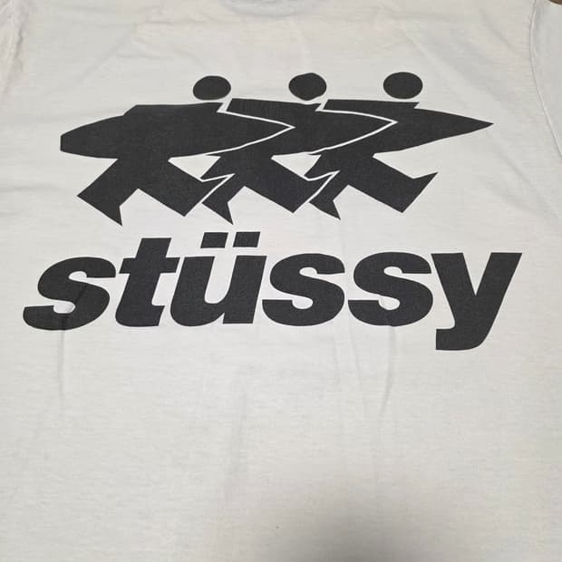 스투시 서프워크 피그먼트 다이드 티셔츠 내추럴 m