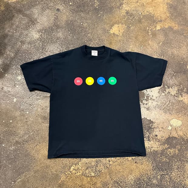 빈티지 90s M&M 프로모션 티셔츠