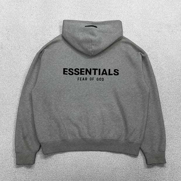 에센셜 피어오브갓 스트레치 리모 후드티 다크오트밀