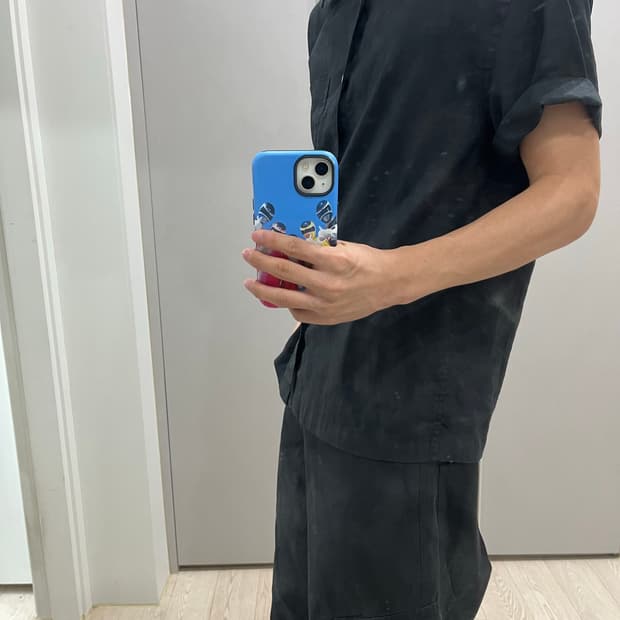 H&m 스태프 블랙 셔츠