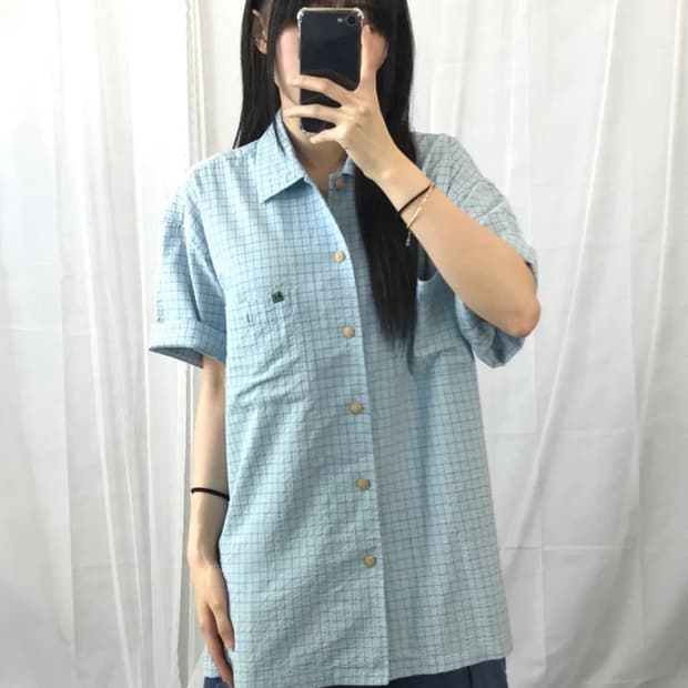 Montbell Bamboo Check S/S Shirt