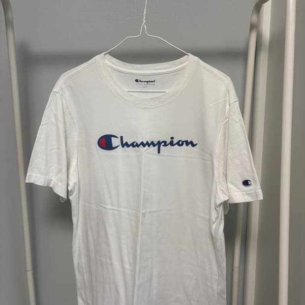 챔피온 반팔 화이트 M