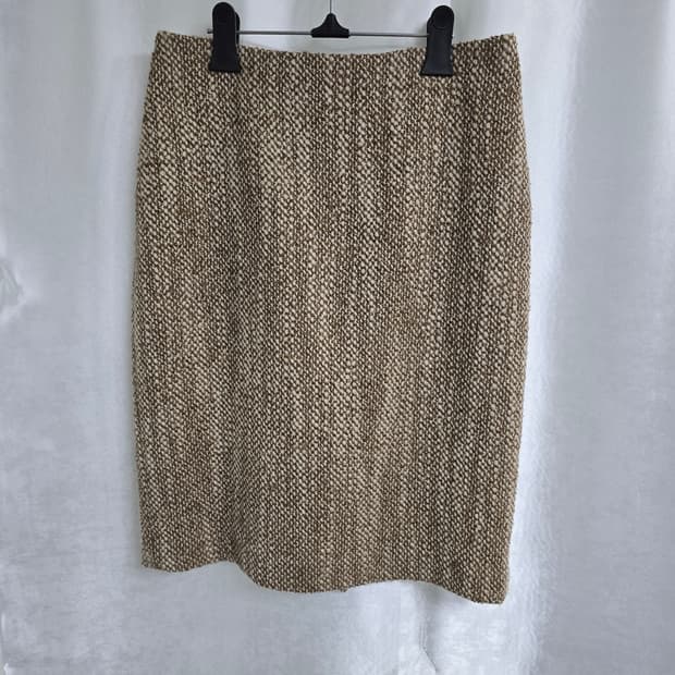 브룩스브라더스 트위드 미니스커트 (1746)