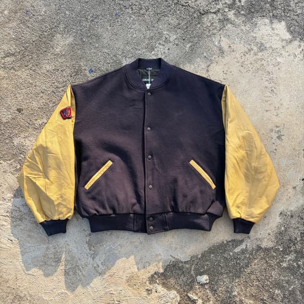 00s CANADA 빈티지 울 바시티 자켓 2XL