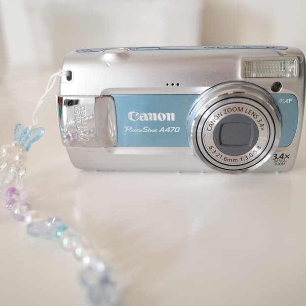 캐논 파워샷 A470 블루 Canon PowerShot A470 디카