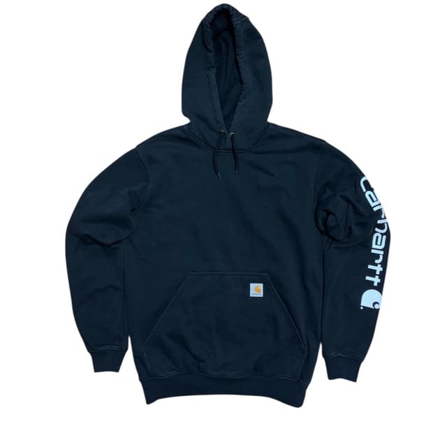 칼하트 사이드 로고 후드티