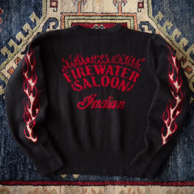 Indian Motorcycles Flame Knit Sweater