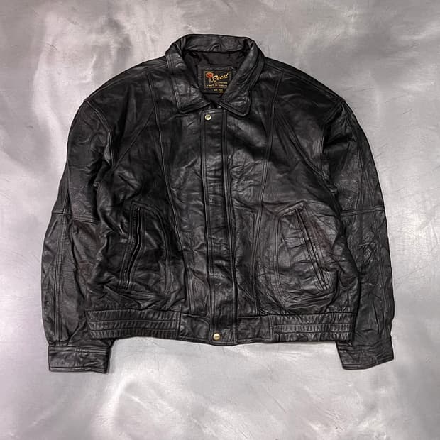  빈티지 레더 카라 자켓 y14988