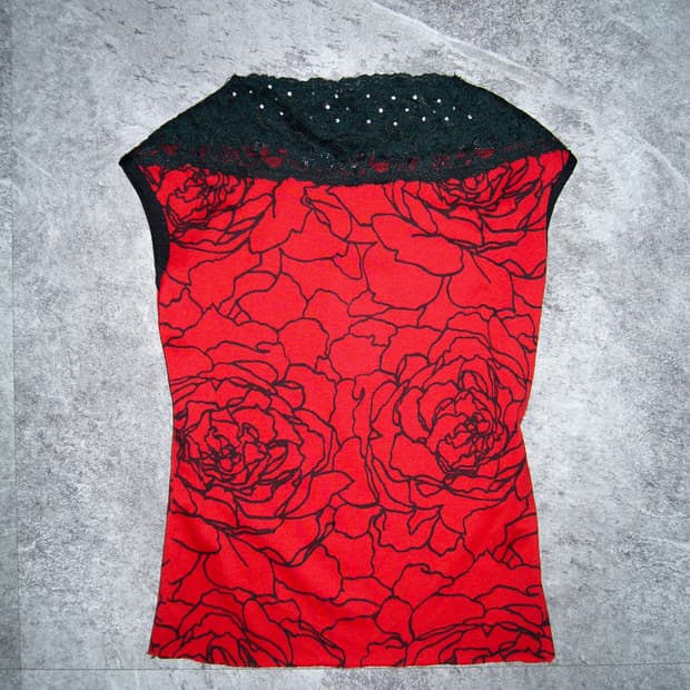 Rose Lace Top