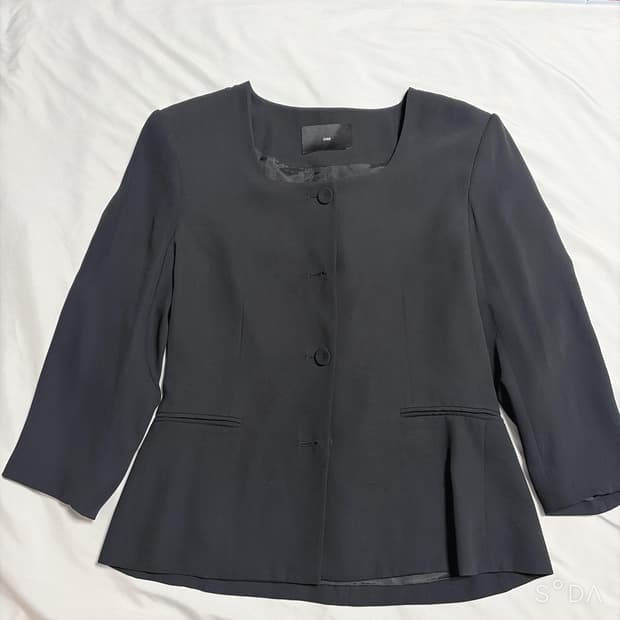 ORR 오르 블랙 스퀘어넥 자켓 S