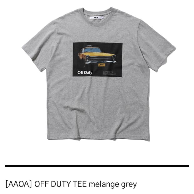 AAOA Off duty tee gray