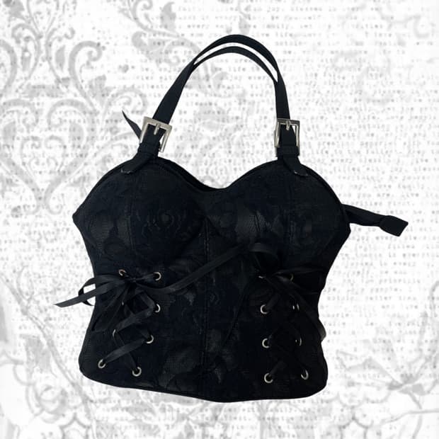 corset body lace bag