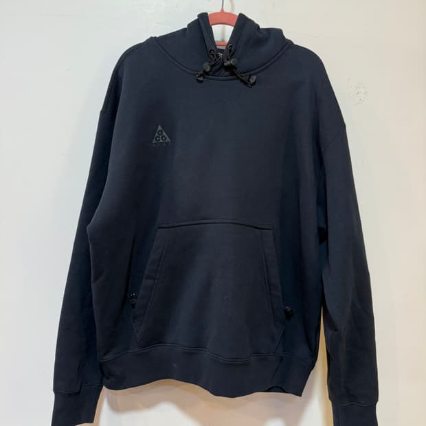 나이키 ACG 블랙 후드티 M