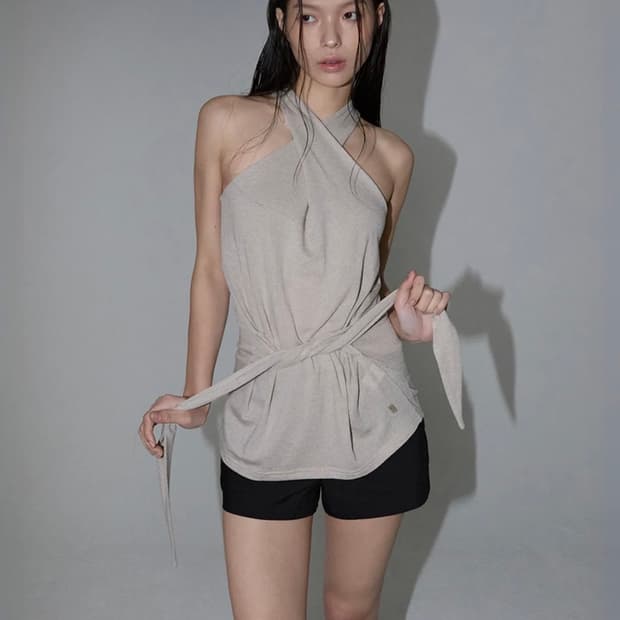 이네기 Jenny Halter Top (sand beige)