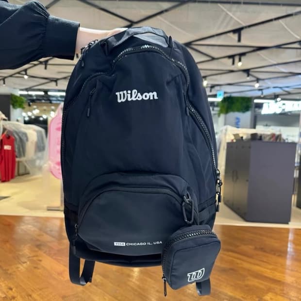 윌슨 wilson UNI 이지 테니스 백팩 블랙