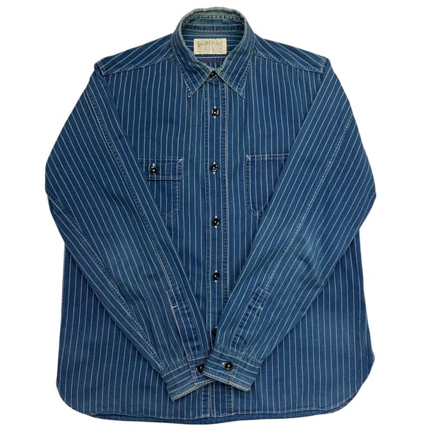 슈가케인 와바시 스트라이프 셔츠 Free