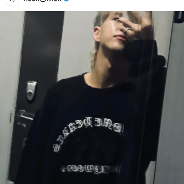 크롬하츠 레더패치 세메터리 캐시미어 후드티 L