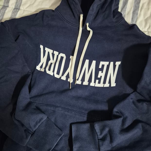 듀테로 뉴욕 후디 네이비 M