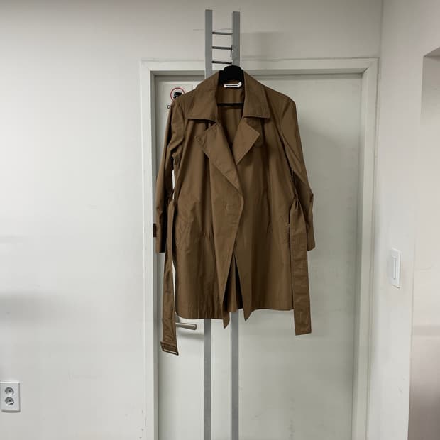 질샌더 트렌치 코트 브라운 34(W)
