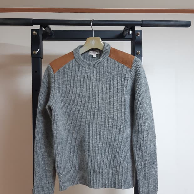 제이크루 wallace barnes 셔틀랜드 밀리터리 니트