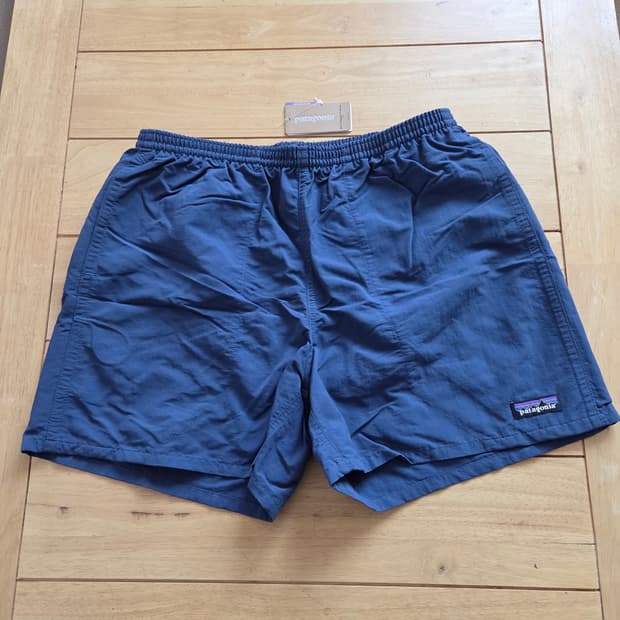 M 파타고니아 반바지 배기스 5인치 네이비163