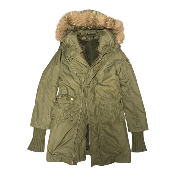 00s Mode Khaki Long Jacket