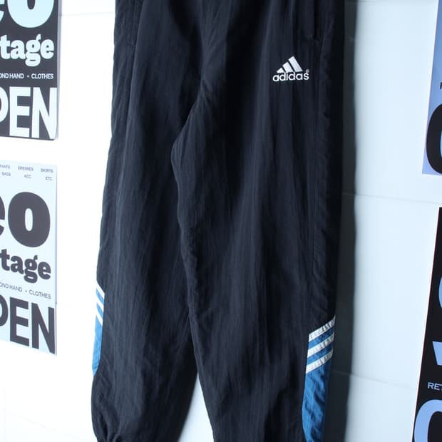 (L-XL) 아디다스 트레이닝복 바지 00S년대 밴딩 블랙-P10677
