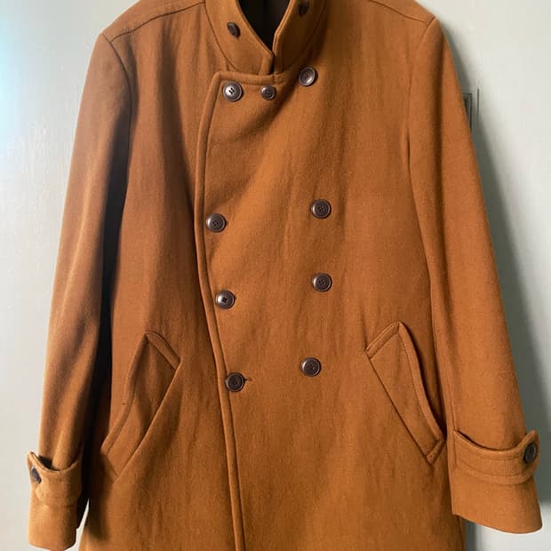 카멜 브라운 피코트