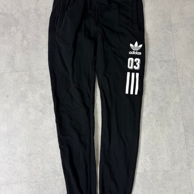 아디다스 코튼 밴딩 트레이닝 팬츠
