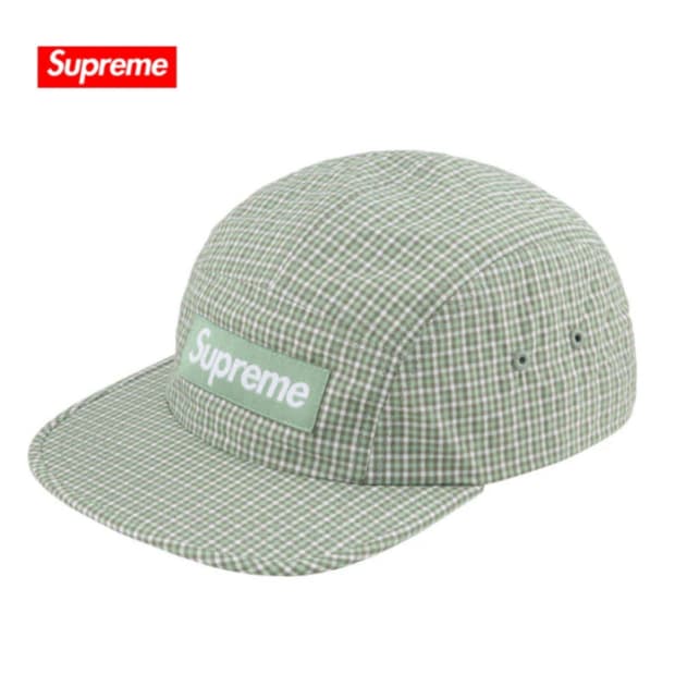 슈프림 Cordura Plaid Camp Cap 코듀라 플래드 캠프 캡 