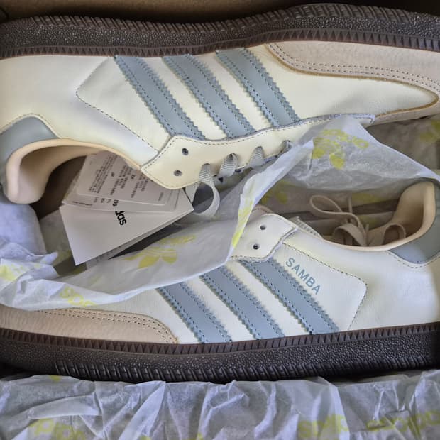 (새상품) 아디다스 삼바 OG 크림 화이트 원더 실버