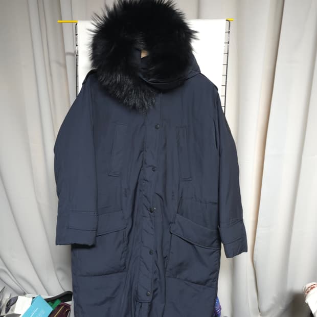 톰보이 라쿤퍼 덕다운  롱패딩 85-92-160 ✨️정품✨️
