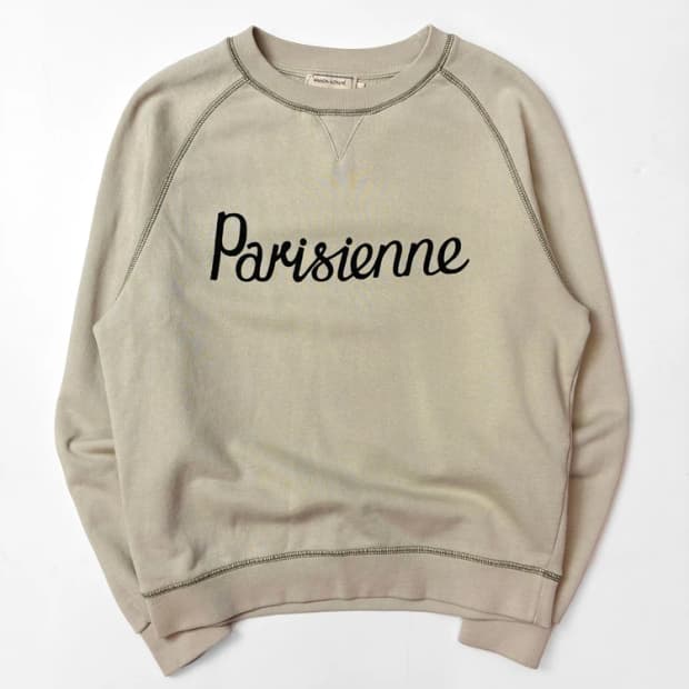 메종키츠네 파리지엥 스티치 숏 맨투맨 PN5542