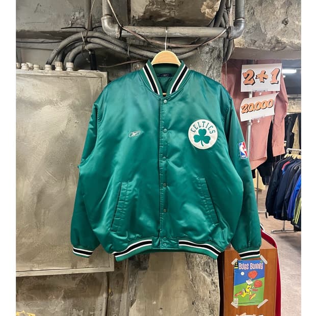 리복 보스턴 셀틱스 자켓 그린 #csz3241