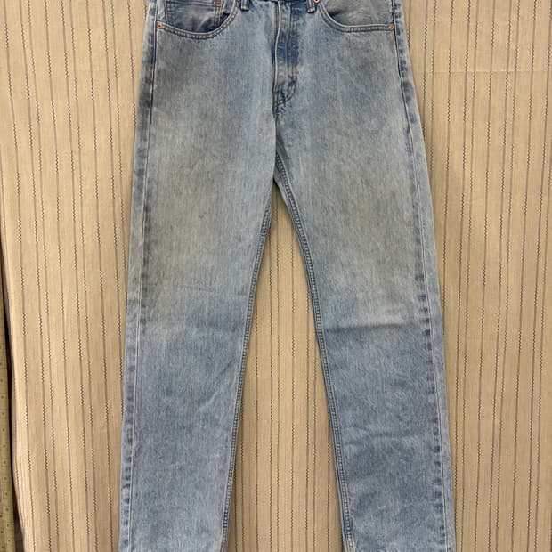 [34] Levis 리바이스 505 빈티지 데님 연청 청바지
