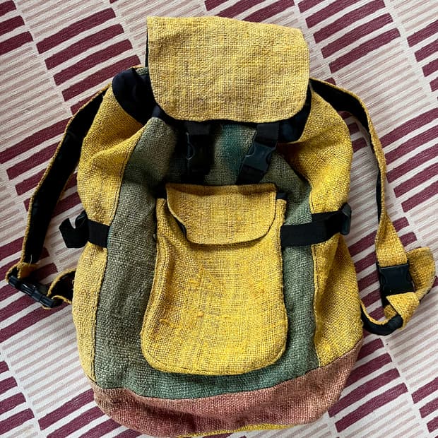 네팔 햄프 백팩