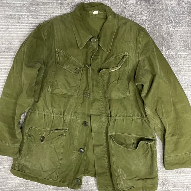 60s Danish military HBT field jacket