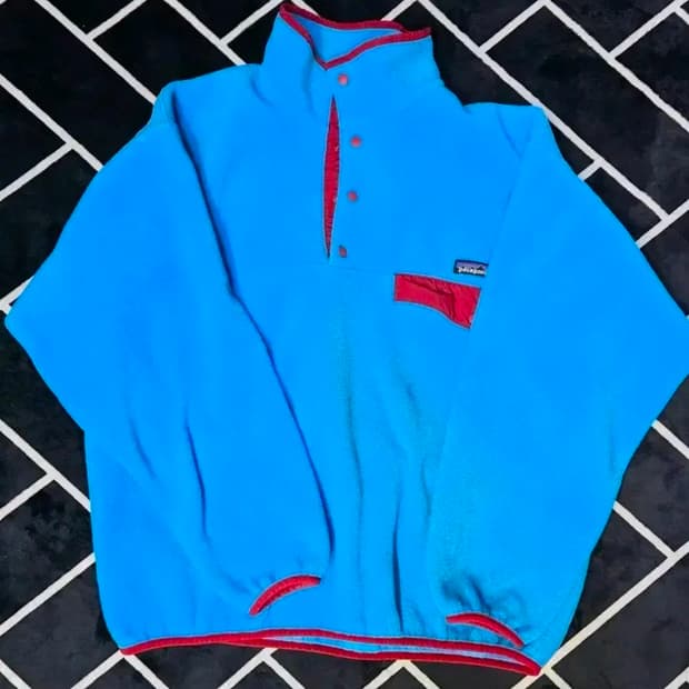 파타고니아 신칠라 스냅티 일렉트론 블루 L