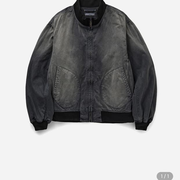 카미아 빈티지 덱 자켓 네이비