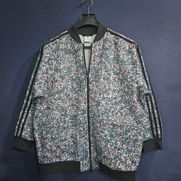 아디다스 삼선 배색컬러 남성 오버핏 95 집업자켓 