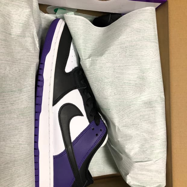 나이키 덩크로우 코트퍼플 280mm