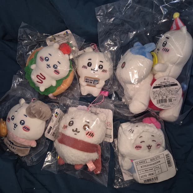 (개별) 치이카와 먼작귀 에포스 검정 목도리 산리오 피포포 베이커리