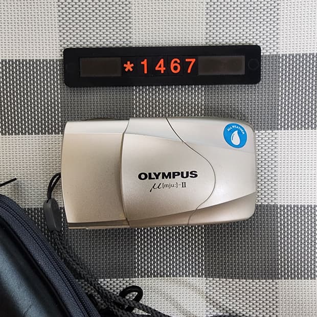 올림푸스 뮤 2 단렌즈 필름카메라 케이스포함