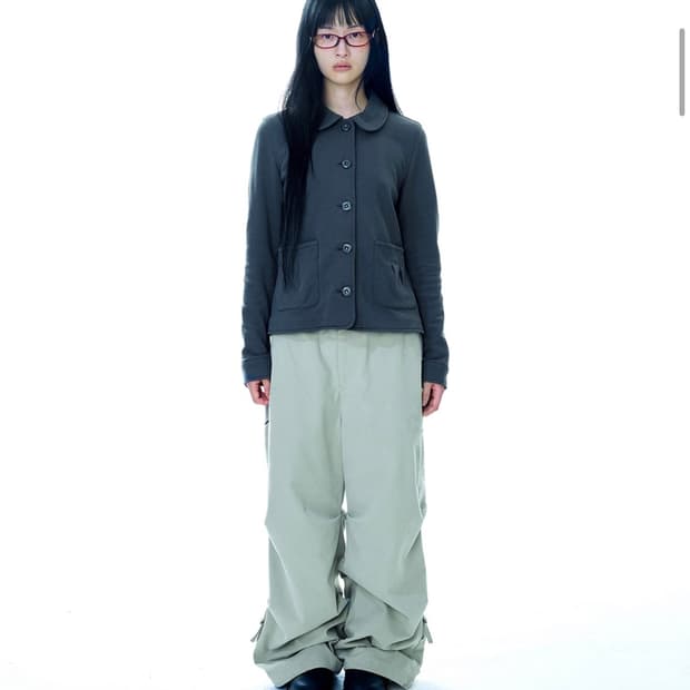 코이세이오 코지 스웻 재킷 차콜