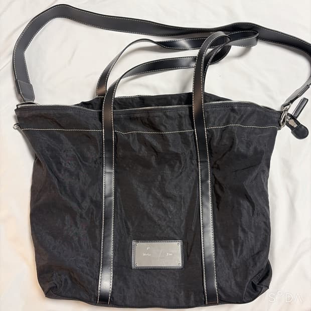 마뗑킴 패브릭 쇼퍼백 블랙